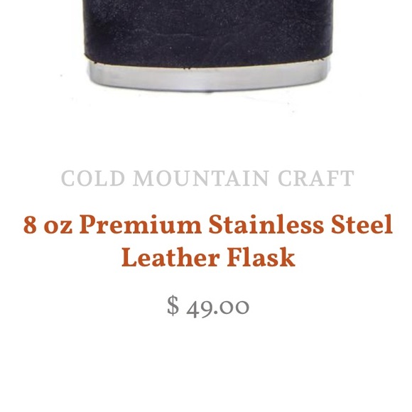 Cold Mountain Handcrafted Flask - Picture 4 of 4